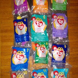 RARE 1998 COMPLETE BEANIE BABY SET WITH TAG ERRORS